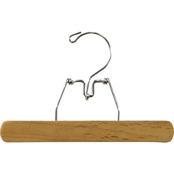 Rebrilliant Wooden Clamp Pant Hanger for Skirt/Pants & Reviews Wayfair